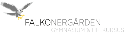 Falkonergårdens Gymnasium og HF logo